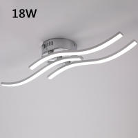 Lámpara De Techo LED Moderna 24W Regulable Nordic Creativa Para Iluminación Interior AC 85-265V Absorba Aluminio Y Acrílico - details 10