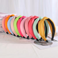 Nuevas Diademas Para Mujeres Y Niñas Enredadera De Cabello De Color Sólido Diadema Simplicidad Retro Accesorio De Cabello Para Maquillaje - details 3