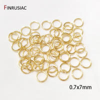Anillos Saltarines De Oro Plateado 18K Real Para Fabricación De Joyas DIY 50-100 Pcs Por Bolsa Conectores De Anillos Partidos Accesorios De Venta - details 13