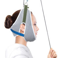 Kit De Tracción Cervical Colgante Por Puerta Con Cinturón De Apoyo Ajustable Corrector De Postura De Cuello Masajeador De Cabeza Para Espalda - details 7