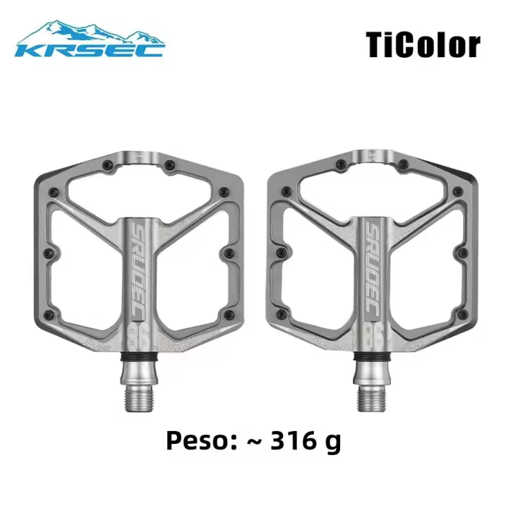 Pedal De Bicicleta De Montaña Con Rodamiento Sellado Alta Resistencia Antideslizante Para MTB Y Bicicleta De Carretera GOLDIX Ultraligero De Aluminio - 1