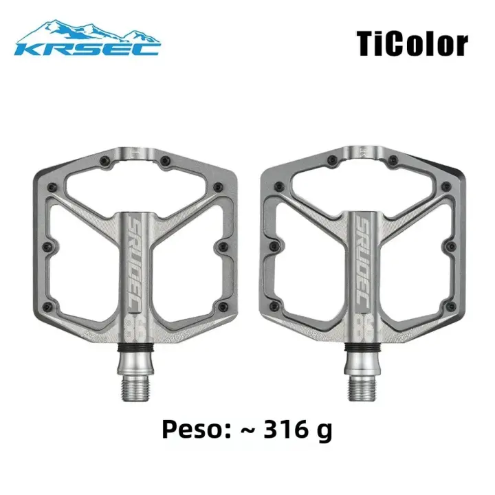 Pedal De Bicicleta De Montaña Con Rodamiento Sellado Alta Resistencia Antideslizante Para MTB Y Bicicleta De Carretera GOLDIX Ultraligero De Aluminio - 1
