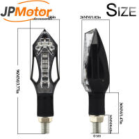 Luz De Señal De Motocicleta Amarilla Lámpara De Señal Dinámica Secuencial De Pestaña Motorbike Indicator Lights - details 2
