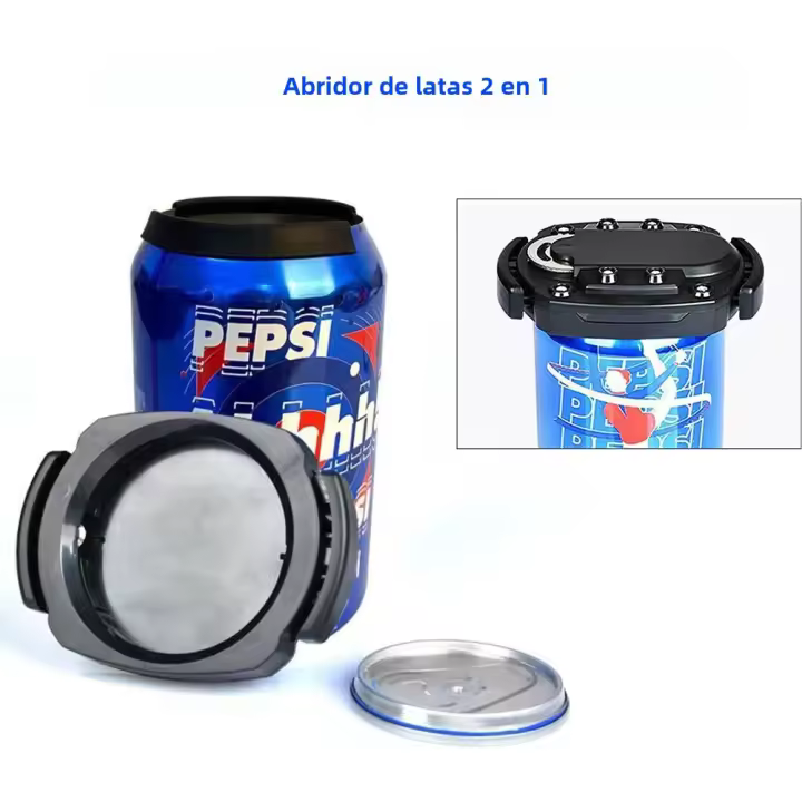 Abrigo De Botellas Y Corcho 2en1 Portátil De Acero Inoxidable Multifuncional Shunmaii Para Bebidas Eco-amigable Y Resistente - 1