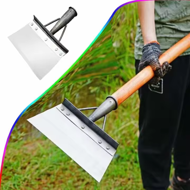 Pala De Limpieza Multifuncional,Pala De Limpieza De Jardín Multifuncional,Acero Inoxidable Para Paisajismo Deshierbe Plantación Jardín Raspador Pala Granja Herramienta De Deshierbe (Mango De - 1