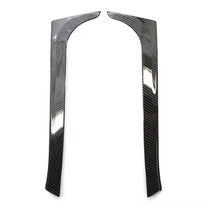 Par De Spoilers Lados Traseros Brillantes Negros Para VW Golf 6 MK6 2008-2012 Instalación Fácil Accesorio Automotriz De Plástico - 1