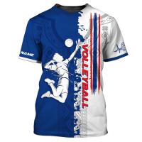 Camiseta De Voleibol Para Hombres Imprimida 3D Deporte Transpirable Ligera Secado Rápido Estilizada Cómoda Con Mangas Cortas - details 7