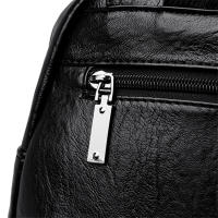 Mochila blanca de cuero para mujer, morral escolar de gran capacidad para viaje - details 23