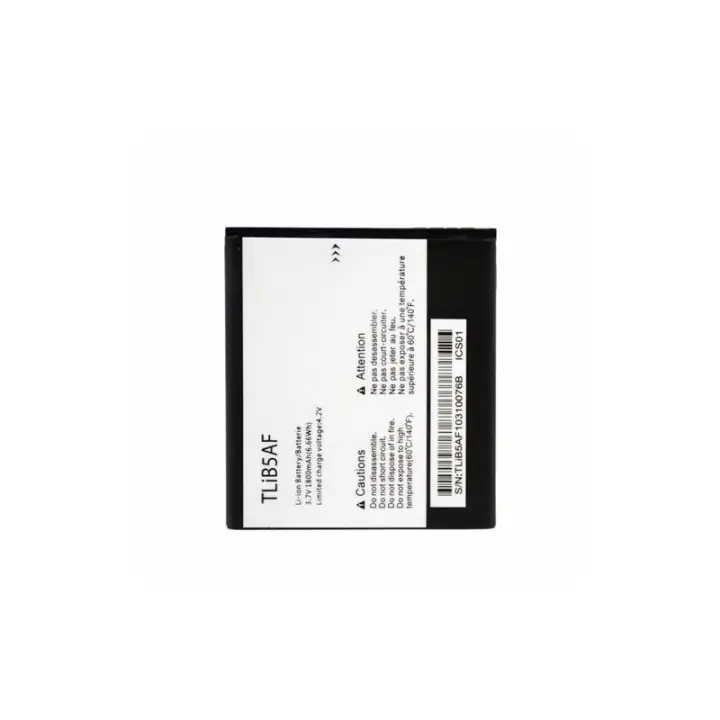 Bateria compatible con Alcatel One Touch 997 / 5035 Sapphire 2 / Pop C5 ⋆ TLIB32E / CAB32E0002C1 / CAB32E0000C1 / TLIB5AF ⋆ Capacidad 1800 mAh ⋆ Larga duración ⋆ Carga estable ⋆ Repuesto para batería agotada ⋆ Compatibilidad garantizada - 1