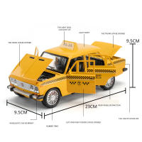 Modelo De Coche De Aleación De Simulación Alta LADA TAXI Rusa 1:18 Con Sonido Y Luz Juguete Metálico Para Niños Regalo - details 2