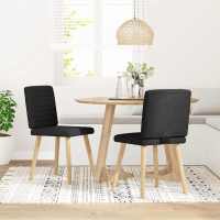 vidaXL Sillas de comedor 2 unidades tela en color Gris oscuro/Rojo vino tinto/Taupé y más | cómodas modernas ergonómicas para comedor cocina salón hogar - details 8
