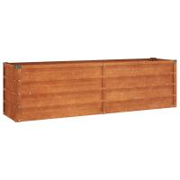 vidaXL Arriate oxidado de acero corten Dimensiones 100 x 40 x 45 cm,  100 x 40 x 77 cm,  160 x 40 x 45 cm y mas - details 4