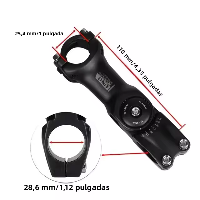 UNO Manillar De Bicicleta Riser Ajustable Aluminio 25.4/31.8mm Accesorios Para Bicicleta De Montaña MTB off Road Piezas De Manillar - 1
