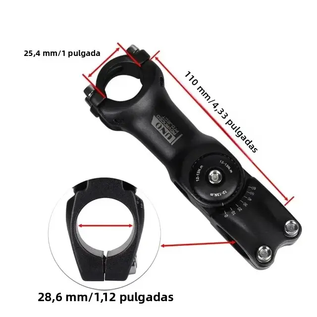 UNO Manillar De Bicicleta Riser Ajustable Aluminio 25.4/31.8mm Accesorios Para Bicicleta De Montaña MTB off Road Piezas De Manillar - 1