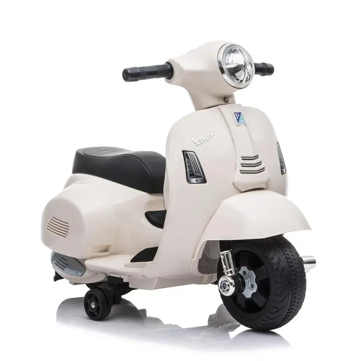 Moto mini Vespa blanca 6V 4 AH - 1 MOTOR (Pl Ociotrends 7686) - 1