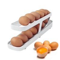 Organizador De Huevos Automático En Cajón Para Nevera Y Cocina Caja De Almacenamiento Con Rodillo Dispensador De Huevos Material Plástico Estilo Moderno - details 0