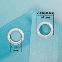 Cortinas De Tulle Gradient Para Sala De Estar Y Dormitorio Organza Voile Tratamiento De Ventana Panel De Cortinas 1.32x1.6m Doble Capa Sin Aislamiento Térmico - details 25