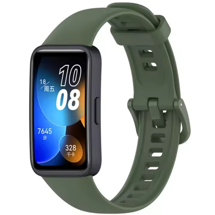 Correa De Silicona Para Huawei Band 8 Reemplazo De Pulsera Deportiva Suave TPU Accesorios De Reloj Compatible Con HUAWEI Unisex - 1