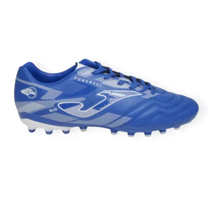 BOTA DE FUTBOL JOMA POWERFUL 2304 COLOR ROYAL SUELA AG ESPECIAL PARA CESPED ARTIFICIAL - 1