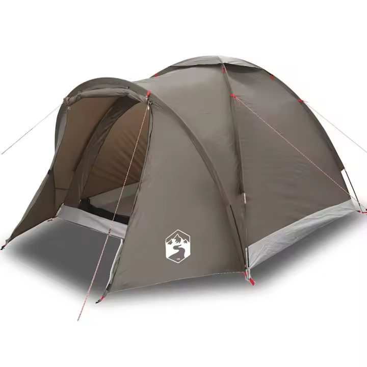 vidaXL Tienda de pesca para 2 personas impermeable marrón - 1
