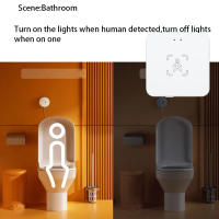 Detector De Presencia Humana Tuya Zigbee Sensor PIR Inteligente Radar De Movimiento Soporte Para Asistente Del Hogar Instalación En Pared Rango De Deteción Estacionaria 0-600 Cm Y Móvil 0-1000 Cm - details 17