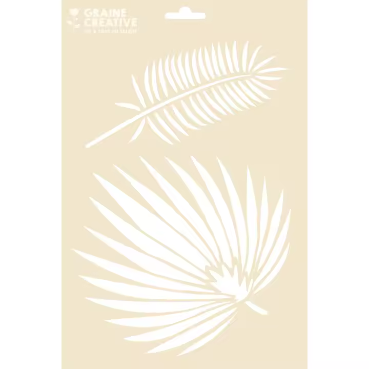 GRAINE CREATIVE Plantilla de Manualidades A4 Estilo Hojas - 1