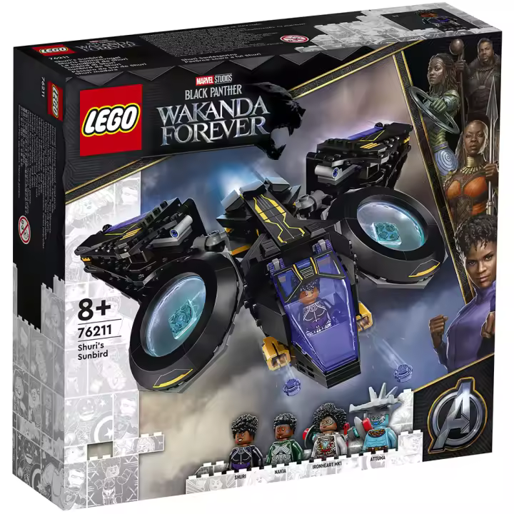 Lego Marvel - Black Panther: Sunbird de Shuri, 76211, Tienda con Licencia Oficial - 1