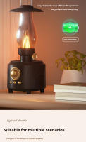Lámpara De Aceite Retro Portátil Con Altavoz Bluetooth 2 En 1 Recargable Portátil Para Dormitorio Barra Externa Camping - details 16