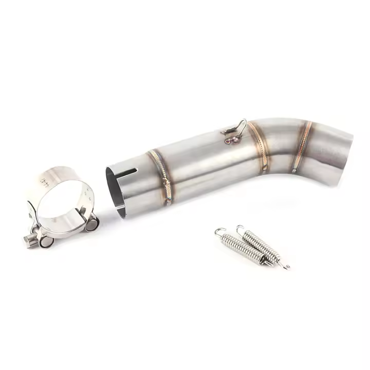 Escape De Moto Para Suzuki GSXR K6 K7 K8 Muffler Silencer Middle Link Pipe De Acero Inoxidable Pieza Directa De Fábrica - 1