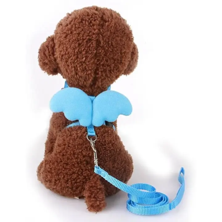 Verde - Correa Ajustable ángel Ala Gato Cachorro - Conjunto Arnés para Mascotas Perros Pequeños - Collares Al Aire Libre - 1