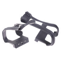 Paquete De 1 Par De Clip De Tela Para Bicicleta Ultra-Ligero Negro Accesorios De Ciclismo Clips De Pie De Pedal Medio Con Tornillos Para Montañas - details 3
