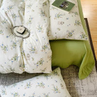 Juego de Funda Nórdica 4 Piezas-Ropa de Cama Algodón Lavado con Jacquard Elegante-Tacto Extra Suave, Varios Tamaño Disponible - details 1