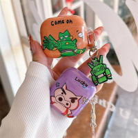 Funda Protectora Para Airpods 4ta Generación Crayon Shinchan Kantam Buriburizaemon Compatible Con Generaciones 2/3 Pro2 Apple Bluetooth Earphone - details 2