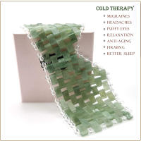 Masajeador De Cara Con Jade Natural Terapia Fría Belleza Cuidado De La Piel Masaje Ocular Relajación Parche De Sueño Antiarrugas Herramienta SPA - details 3