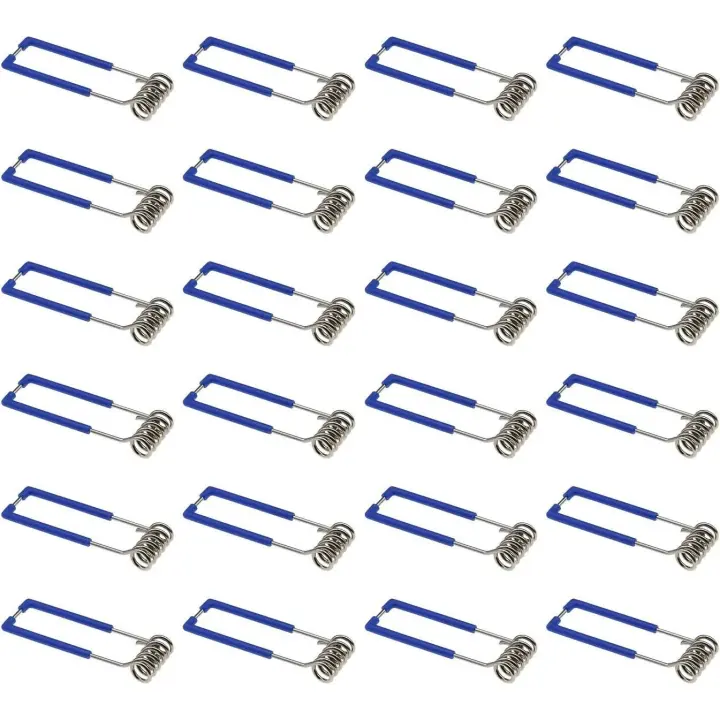 Pack 24 clips de muelle para foco empotrable GU10 MR16 1,5 x 60 mm - 1