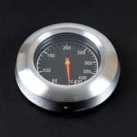Horno para pizza Jocca: Accesorio para barbacoa de acero inoxidable con piedra para pizzas, termómetro integrado y asa para fácil traslado. ¡Plato preparado en 3-5 minutos! Apto para barbacoas de carbón o gas. No requiere montaje. - details 2