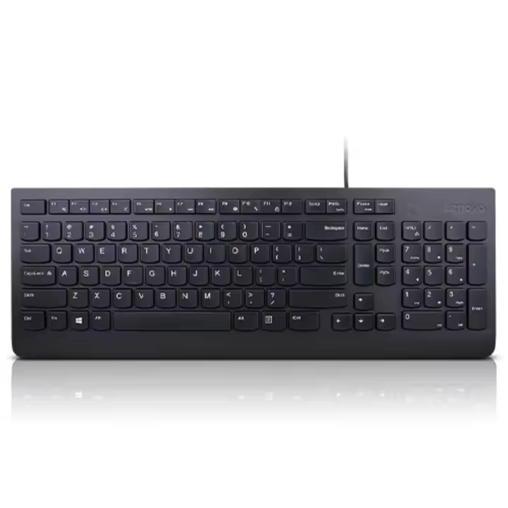 TECLADO LENOVO ESSENTIAL QWERTY USB NEGRO - 1