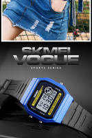 Reloj Deportivo Para Mujer SKMEI Moda Digital Resistente Al Agua Con Alarma Y Luz Trasera Pulsera De PU Reloj Feminino 1413 - details 3