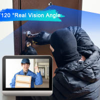 Cámara de video con mirilla WiFi inteligente Tuya 1080P, seguridad para el hogar, visión nocturna, 4.3' FHD, WiFi, mirilla, videoportero - details 10