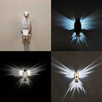 Lámpara De Pared En Forma De Animal 3D Imagen De Águila Y Corazón De Pollo Proyector De Halloween Luces Creativas Y Modernas Para Ambiente - details 3