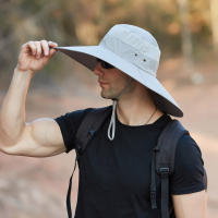 Gorro De Pesca Plegable Para Hombres Y Mujeres Protección UV Con Velo De Cuello Sombrero De Sol De Adulto Para Exterior Estilo Casual - details 15