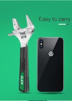 Llave De Mono Multifuncional LAOA Con Apertura Grande Y Doble Uso Herramienta Manual Ajustable Mini Para Tubos Y Tornillos - details 5
