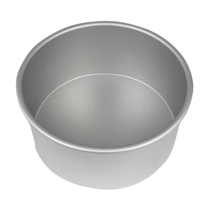 Glotomania Molde de Aluminio Anodizado Redondo PME - Ø 17,8 Cm / H 7,6 Cm - Resistente y Duradero - 1