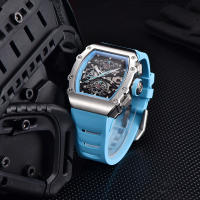 Reloj De Cuarzo Para Hombre PAGANI DESIGN 2023 Forma De Cuenco 40MM Vidrio De Zafiro Resistente Al Agua Y Luminoso Pulsera De Silicona Estilo Casual - details 7