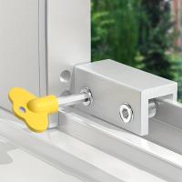 Cerradura De Seguridad Para Ventanas Y Puertas Sliding Sash Stopper Antirrobo Para Niños Cinta De Bloqueo De Armario - details 2