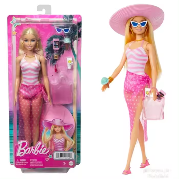 Barbie un día de playa Mattel HPL73 - 1