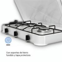 Cocina Portátil de Gas 3 Fuegos - Dimensiones 57x6x28 cm | Kitchen&Go - details 1