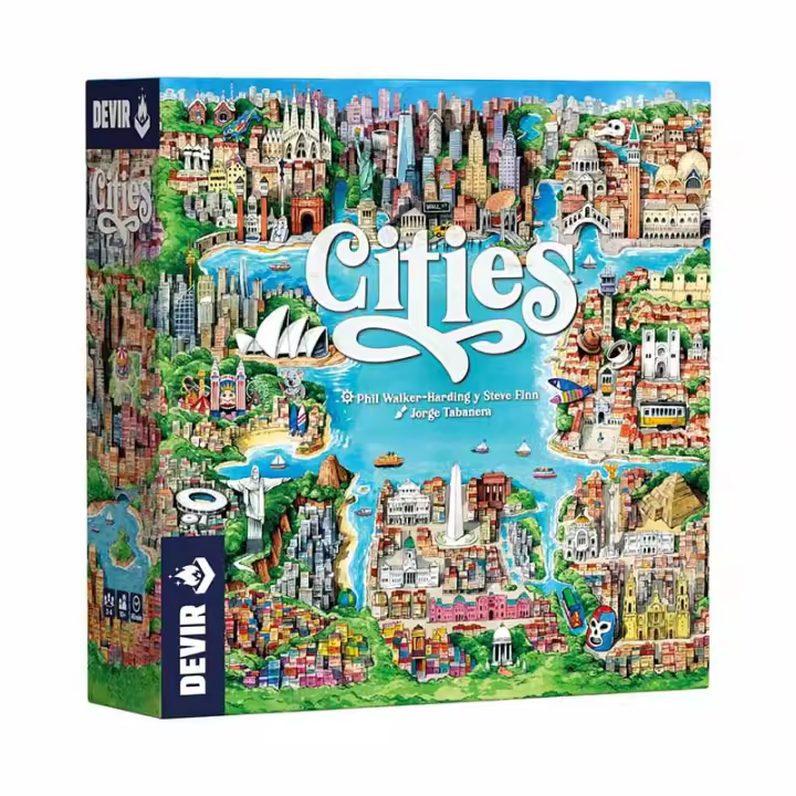 Cities, del autor de Sushi Go!, editado por Devir - 1