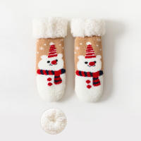 Calcetines De Navidad Para Bebés Recién Nacidos Invierno Gruesos Algodón Cálido Antideslizantes Talla Ajustable Para Niños De 0 a 4 Años Diseño De Dibujos Animados - details 9