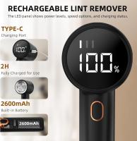 Depiladora de Telas, depiladora recargable, depiladora Eléctrica portátil con 3 velocidades, 6 Cuchillas, Pantalla LED Digital - details 1